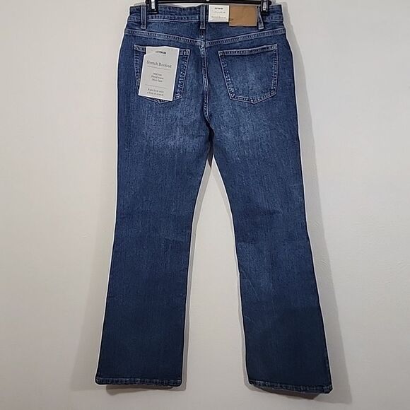 Cotton On Stretch Bootcut Mid Rise Fitted Waist Mini Flare Jeans sz 30 NWT - Picture 6 of 8